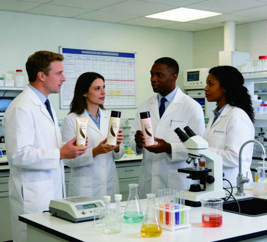 Hair care product 3 Chemical laboratory USA