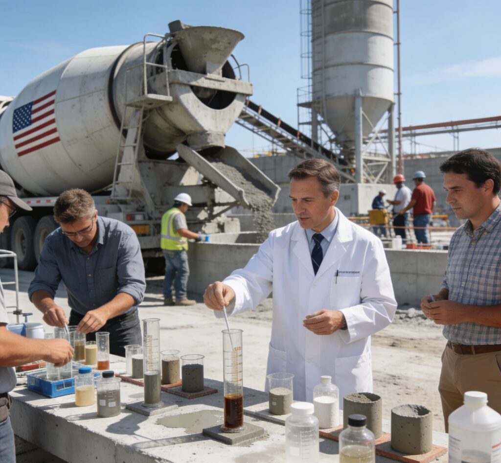 Cement water reducing agent4 Chemical laboratory USA