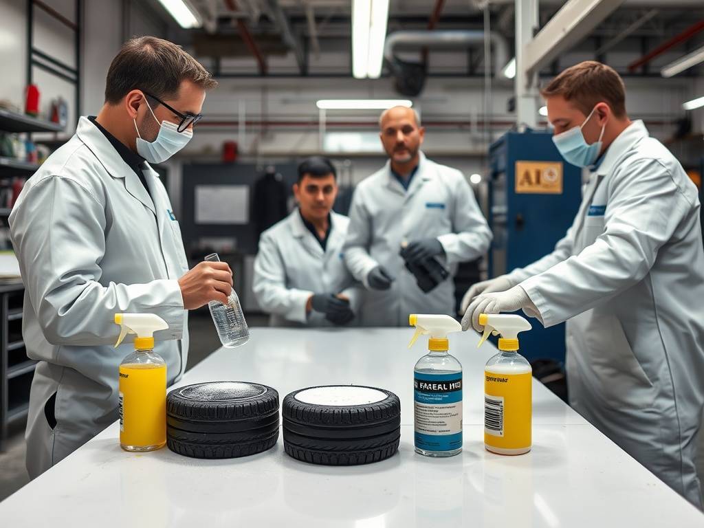 How a Small U.S. Auto Care Brand Reverse Engineered a High-Performing Tire Shine Dressing and Launched Faster 1 10web ai generated 2026 05 15T212242.094 Chemical laboratory USA