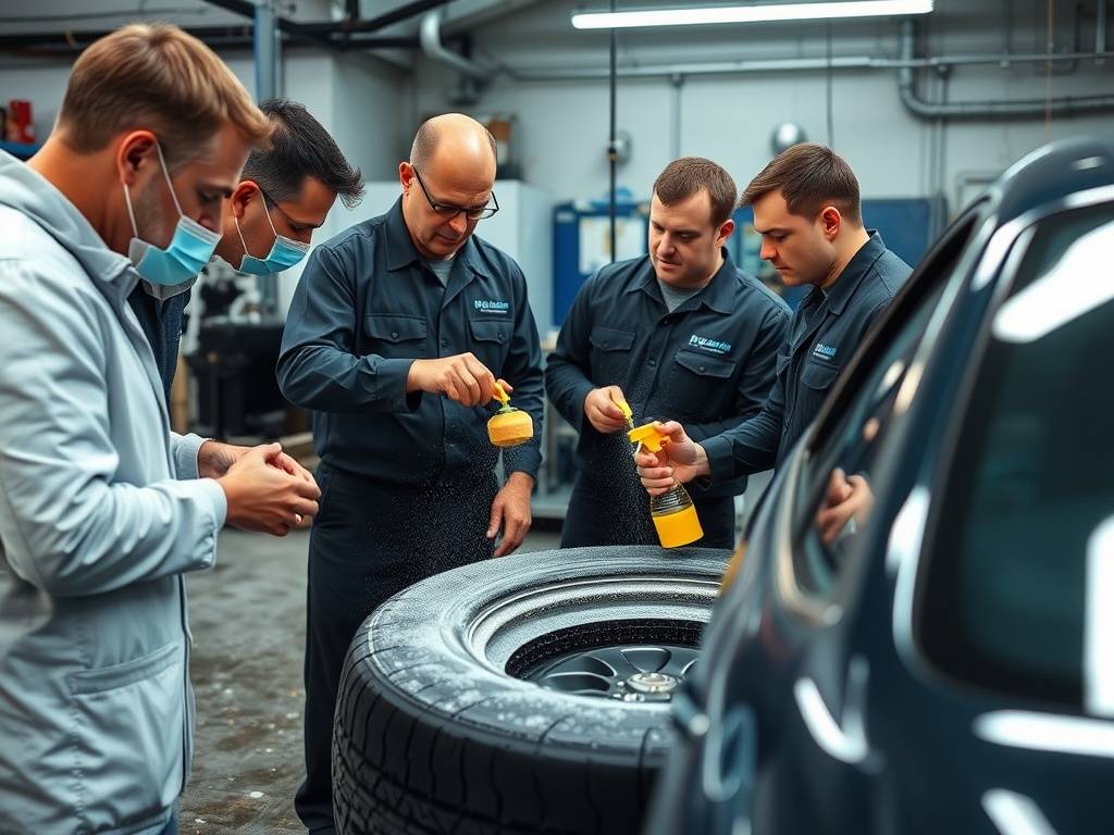 How a Small U.S. Auto Care Brand Reverse Engineered a High-Performing Tire Shine Dressing and Launched Faster 4 10web ai generated 2026 05 15T212336.911 Chemical laboratory USA