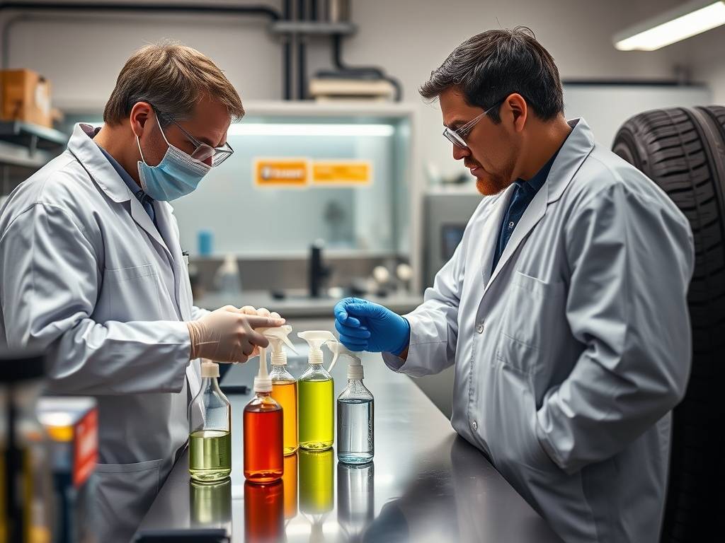 How a Small U.S. Auto Care Brand Reverse Engineered a High-Performing Tire Shine Dressing and Launched Faster 7 10web ai generated 2026 05 15T212549.433 Chemical laboratory USA